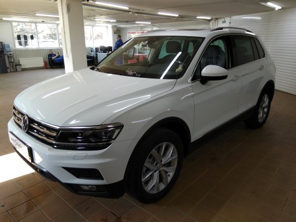 Установка охранного комплекса на Volkswagen Tiguan