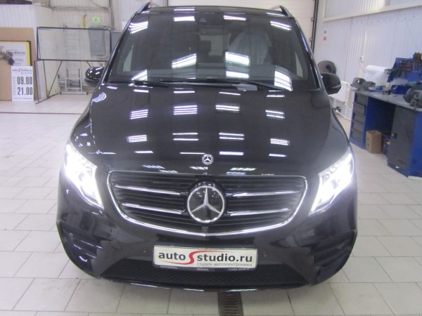 Установка охранного комплекса на Mercedes V-class
