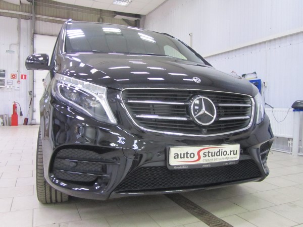 Установка охранного комплекса на Mercedes V-class