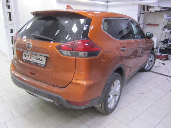 Установка охранного комплекса на Nissan X-Trail