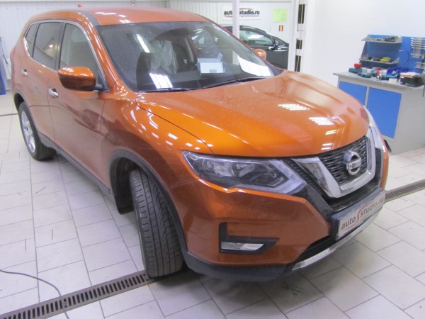 Установка охранного комплекса на Nissan X-Trail