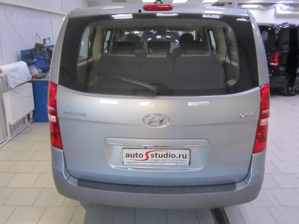 Установка защитной сетки радиатора на Hyundai Starex