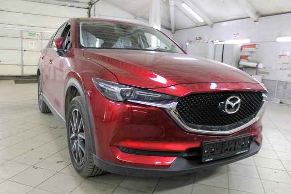 Установка охранного комплекса на Mazda CX-5