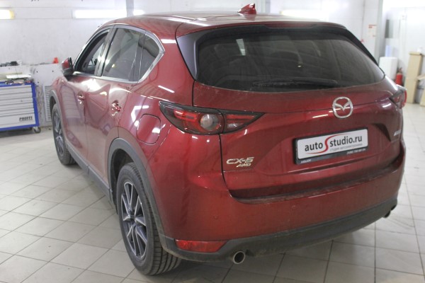 Установка охранного комплекса на Mazda CX-5