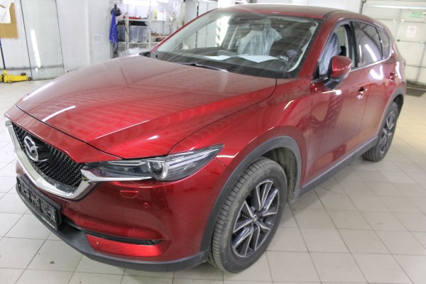 Установка охранного комплекса на Mazda CX-5