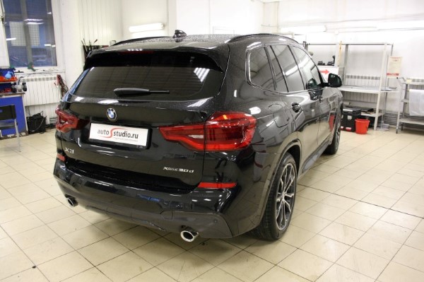 Установка охранного комплекса на BMW X3