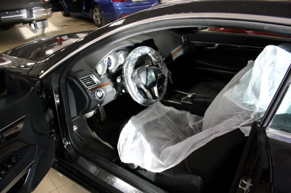 Установка охранного комплекса на Mercedes E-class