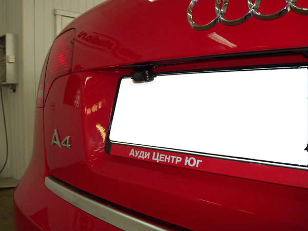 Установка камеры заднего вида на Audi A4