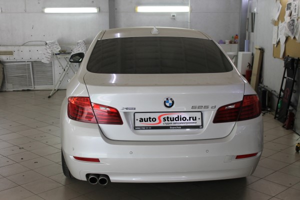 Установка охранного комплекса на BMW 5 series
