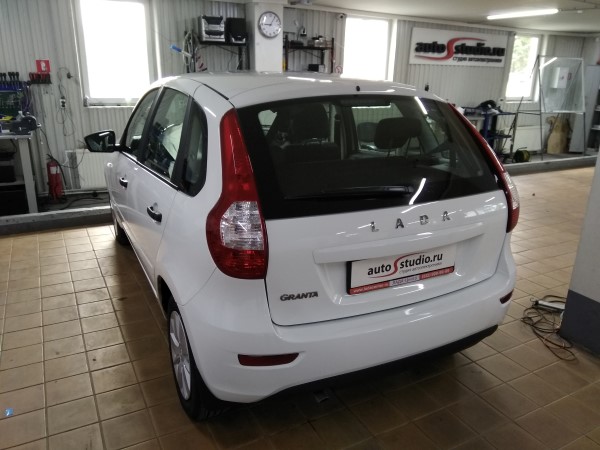 Установка сигнализации на Lada Kalina