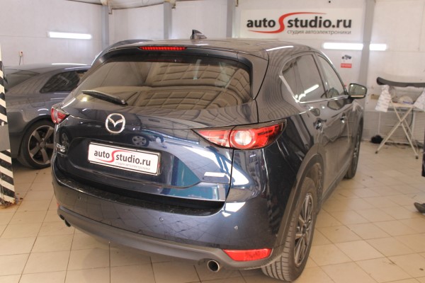 Установка охранного комплекса на Mazda CX-5