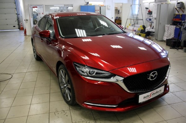 Установка охранного комплекса на Mazda 6