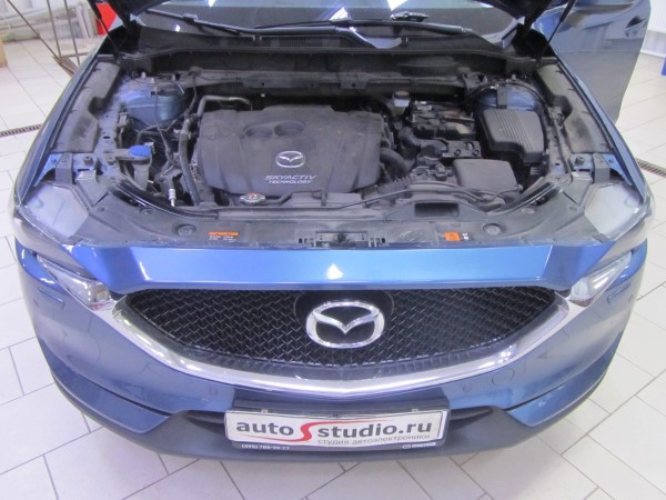 Установка охранного комплекса на Mazda CX-5