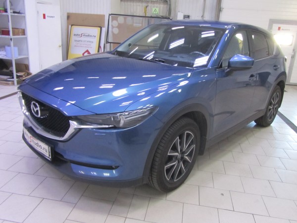Установка охранного комплекса на Mazda CX-5