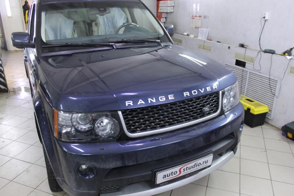 Установка охранного комплекса на Range Rover Sport