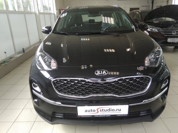 Установка охранного комплекса на Kia Sportage