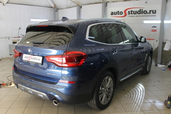 Установка охранного комплекса на BMW X3