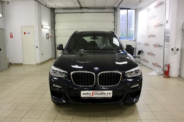Установка охранного комплекса на BMW X3