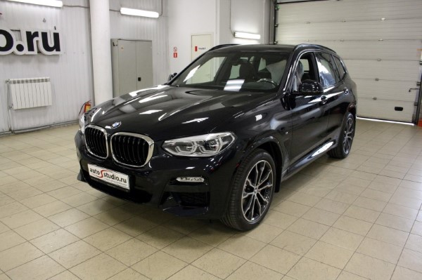 Установка охранного комплекса на BMW X3