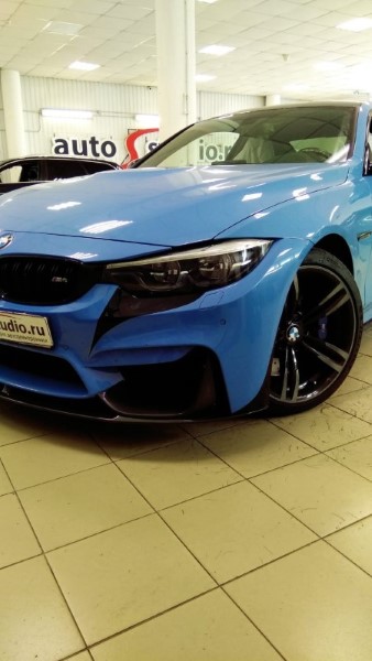 Установка охранного комплекса на BMW M4
