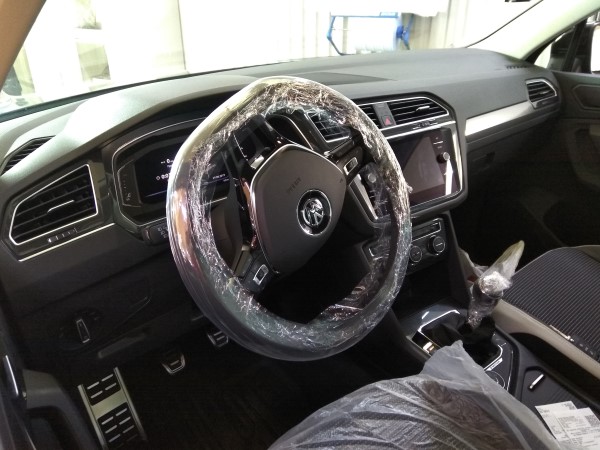 Установка замка рулевого вала на Volkswagen Tiguan