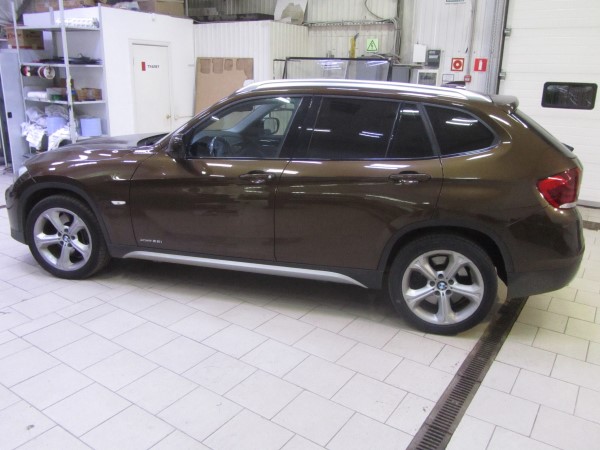 Установка сигнализации с автозапуском на BMW X1