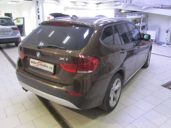 Установка сигнализации с автозапуском на BMW X1