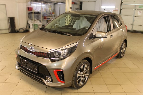 Сигнализация с автозапуском на Kia Picanto