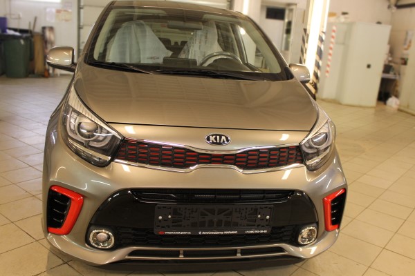 Сигнализация с автозапуском на Kia Picanto