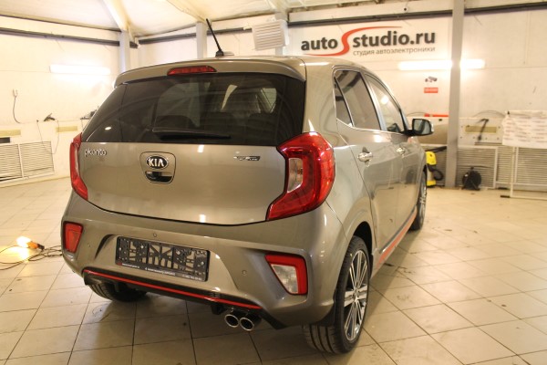 Сигнализация с автозапуском на Kia Picanto