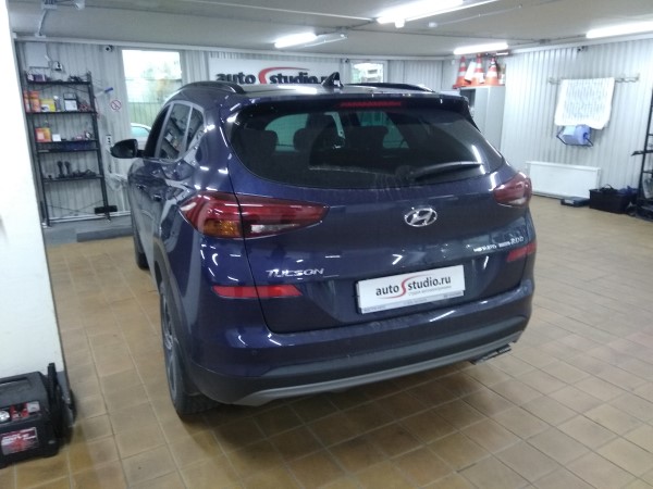 Установка противоугонного комплекса на Hyundai Tucson