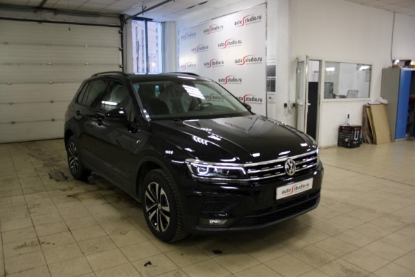 Установка иммобилайзера с замком капота на Volkswagen Tiguan