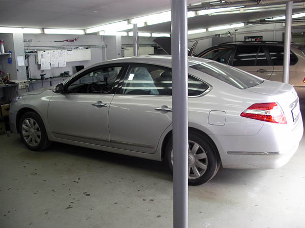 Установка охранного комплекса на Nissan Teana Установка охранного комплекса на Nissan Teana