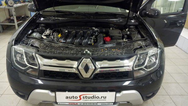 Установка иммобилайзера с меткой  на  Renault Duster 2019