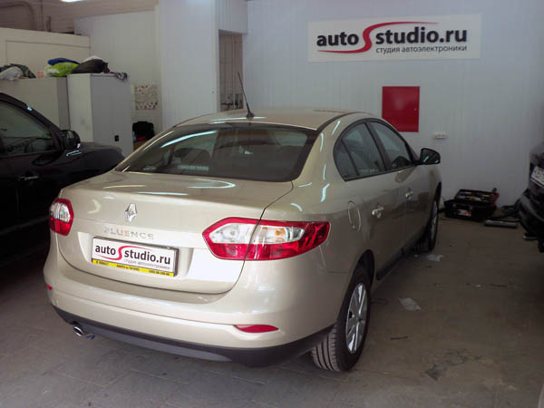 На автомобиль установлен охранный комплекс