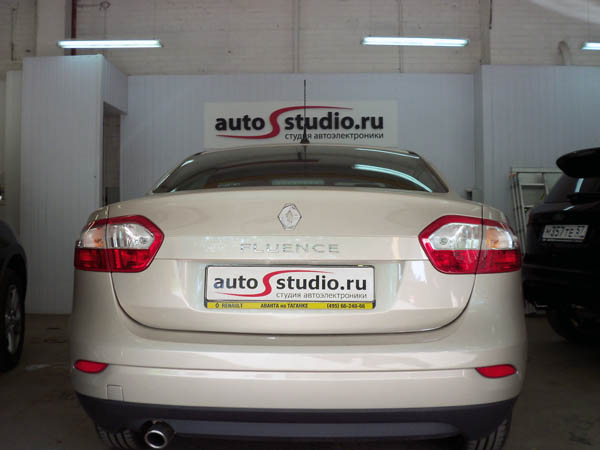 На автомобиль установлен охранный комплекс