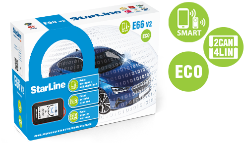 StarLine E66 V2 BT ECO 2CAN+4LIN