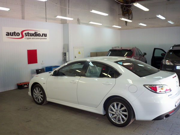 На автомобиль установлен охранный комплекс