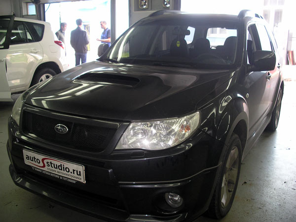 На автомобиль установлен охранный комплекс