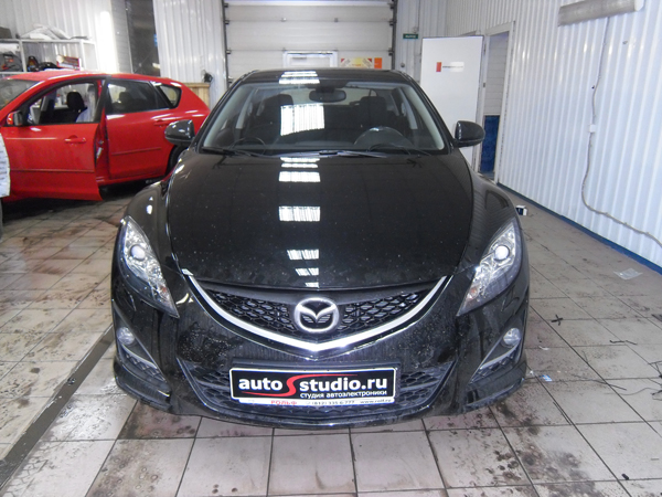 На автомобиль установлен охранный комплекс