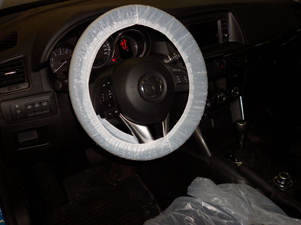 На автомобиль установлен охранный комплекс