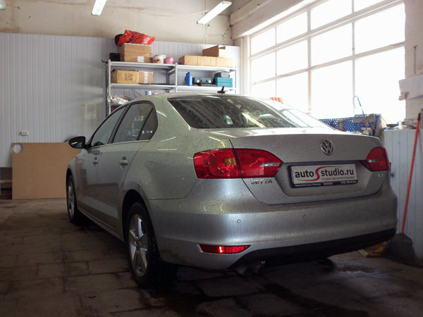 На автомобиль установлен охранный комплекс