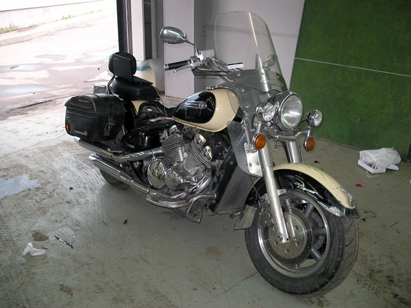 На мотоцикл установлена сигнализация Pandora 4200